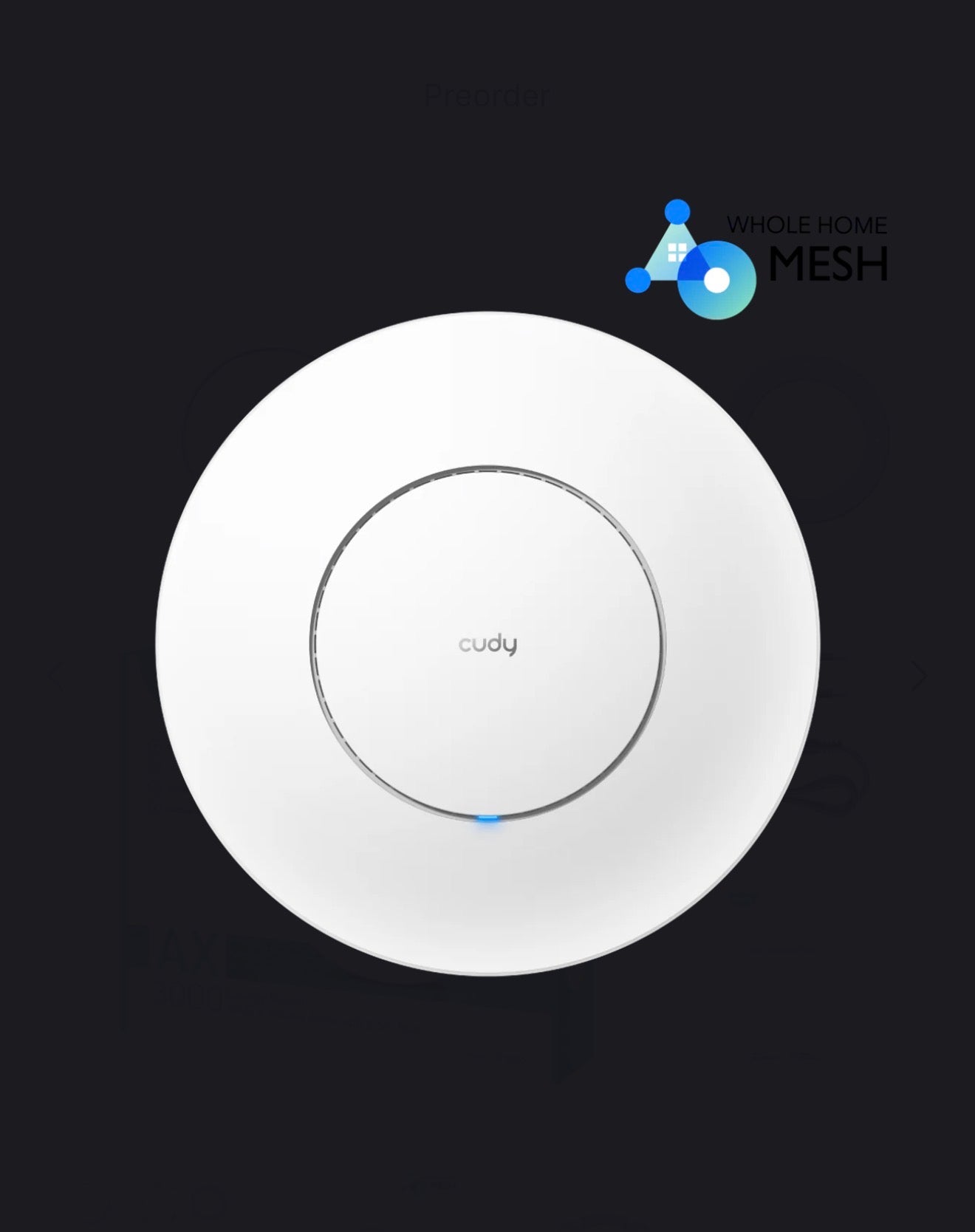 Cudy AX3000 Ceiling Mount Wi-Fi 6 Access Point with 2.5G Port | AP3000
